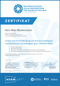 Inkl. Fachkundenachweis (Zertifikat) | Unsere Zertifikate dienen als Fachkundenachweis.